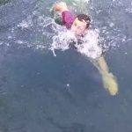 «Умирающий» дрон снял свое доблестное спасение на видео