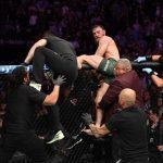 После боя с Макгрегором, Нурмагомедов спровоцировал массовую драку в зале