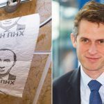 У министра обороны Британии в туалете висит бумага с изображением Путина