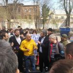 Нардепа Мустафу Найєма в Одесі послали і облили фекаліями. Відео