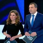 "Ты конченый идиот": На РашаТВ уже почти драки из за Саакашвили. Відео