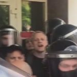 Сутички під МВС: затриманий голова Центру протидії корупції Шабуніна. Відео