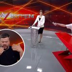 “Порохобот плюгавий!" – Степан Хмара облив блогера Андрія Полтаву водою в прямому ефірі