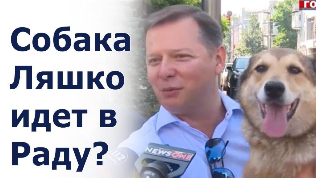 А що буде далі? - Ляшко прийшов засідати в Раду з новим депутатом... СОБАКОЮ . Відео