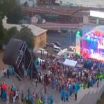 Конструкція обвалилася прямо під носом у мера Одеси Труханова. Відео