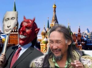 "Победить демона в Кремле": в Росії шаман йде пішки до Москви виганяти Путіна. Відео