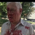 Бійка за місце для інвалідів: в Харкові дільничний жорстоко побив пенсіонера в трамваї. Відео