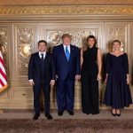 З'явилися перші кадри зустрічі Трампа і Зеленського з дружинами