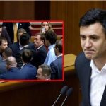 Перша бійка в Раді 9-го скликання: Зчепилися "Слуги Народу" з партією Медведчука. Відео