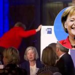 "Що відбувається з Меркель?": Канцлер Німеччини гримнулася на сцені прямо перед всіма гостями. Відео