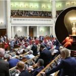 "Хай наші пани сами заплатять": У Верховній Раді депутатам вирубили світло прямо під час виступу. Відео