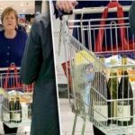 Як Ангела Меркель в розпал коронавируса ходить без маски в супермаркети за "бухлом" і туалетним папером