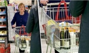 Як Ангела Меркель в розпал коронавируса ходить без маски в супермаркети за "бухлом" і туалетним папером