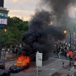 У США знову вбили темношкірого афроамериканця. Знову погроми та бійки з поліціянтами. Відео