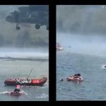 «Ви відпочиваєте, а у нас війна»: Військовий вертоліт "атакував" під Харковом людей на пляжі. Відео