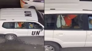 В ООН знайшли та усунули осіб, які потрапили на скандальне відео з сексом в службовій машині. Відео