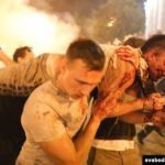 ЗМІ передають про одного вбитого та десяток поранених. У Мінську тривають сутички між силовиками та протестувальниками. 