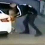 У мережі було опубліковано відео моменту викрадення дитини на АЗС в Борисполі. ВІДЕО