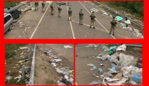 Хасиди-паломники покинули територію на кордоні з Білоруссю і залишили після себе великі купи сміття.