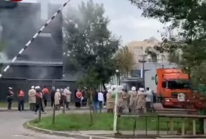 Пожежа в Києві: Горить супермаркет "Сільпо". ВІДЕО