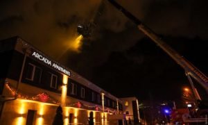 Пожежа в одеському готелі