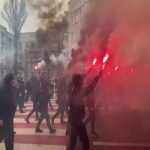 Киев в огне и дыму: В столице происходит митинг в поддержку заключенного Сергея Стерненко. Видео