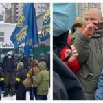 «Нацкорпус» штурмує базу де засіли «тітушки Ківи», місце інциденту вже оцепили правоохоронці. Відео