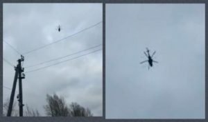 Продолжают все больше наглеть! Российский Ми-8 вторгся в воздушное пространство Украины. Видео
