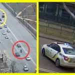 В Киеве курьер на скутере после погони оставил "в дураках" местных патрульных. Видео