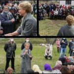 Тимошенко без маски устроила встречу со сторонниками в "красной зоне" под Киевом