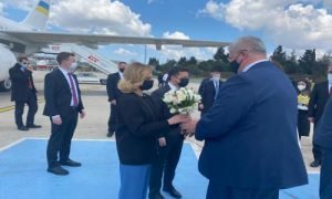 Президент Владимир Зеленские и первая леди страны Елена прибыли с визитом в Турцию