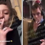 Нашли место для курения! В Киевском метро парень с девушкой оттянулись устроив себе курилку. Видео
