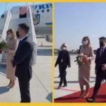 Президент Украины Владимир Зеленский и первая леди прибыли с рабочим визитом во Францию. Видео