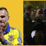 Бухого экс-защитника «Шахтера» и сборной Украины Вячеслава Шевчука задержали за рулем Porsche. Видео