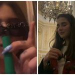 В Киеве, на Пасху девушки в Храме курили, пили и задували свечи. Видео
