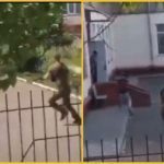 Стрельба в школе под Одессой! Охранники школы открыла огонь по не известному парню. Видео