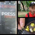 В Киеве оператора канала Медведчука "Перший Незалежный" задержали с наркотиками. Видео + Фото
