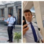 В Раде подрались Николай Тищенко и Александр Куницкий. Они и далее выясняют отношение. Видео