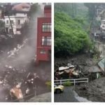 Новая трагедия в Японии: На город Атами сошел оползень. Спасатели ищут пропавших людей. Видео