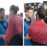 На концерте Меладзе охрана силой питалась вывести парня с флагом УПА. Ему помогли журналисты. Видео