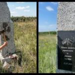 Под Харьковом снова снесли "памятник дружбы украинского и русского народов" который восстановили депутаты ОПЗЖ