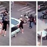Одесские байкеры напали и избили пару и разгромили их авто: Девушку волочили за волосы по земле. Видео