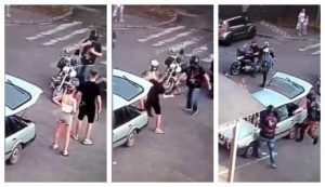 Одесские байкеры напали и избили пару и разгромили их авто: Девушку волочили за волосы по земле. Видео