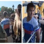 "Вам не нравятся русские!": В Одессе задержан американец в футболке с триколором РФ. Видео