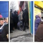 "За трусы готовы глотки порвать": В Днепре толпа штурмовала "секонд-хенд" чуть не затоптав охрану. Видео