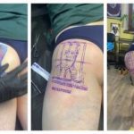 Тату с Порошенко на жопе! Скандальный блогер набил татуировку с Петром Порошенко на своей пятой точке. Видео