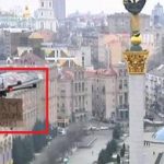 «Продам гараж!»: Дрон атаковал прямой эфир Reuters с Майдана, а в объявлении указали номер посольства РФ. Видео