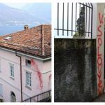 Дом Соловьева окрасили в цвета крови и написали убийца! Велла российского пропагандиста на озере Комо 