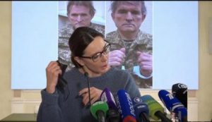 Жена Медведчука, Оксана Марченко устроила пресс-конференцию