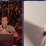 Арестович разделся в прямом эфире! Советник ОП в прямом эфире снял футболку и надел вышиванку